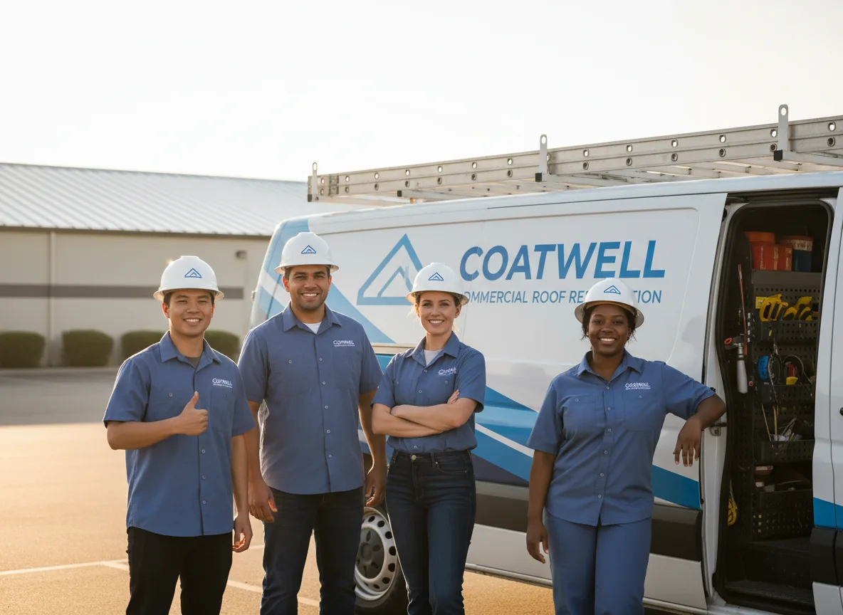 Commercial roof coating company in Iron Ridge, WI